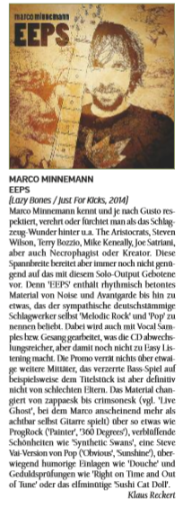 #Review Marco Minnemann - EEPS