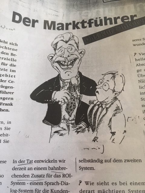 LaxansLektüre zum Dritten: Der Marktführer (Zeichnung: Andreas Rybak)